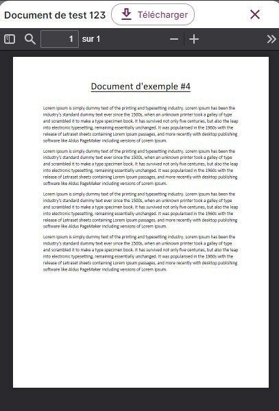 Comment consulter les documents - Consultation d'un document