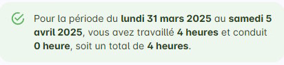 Comment remplir mon carnet - Bandeau d'information