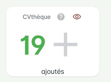 Bouton de consultation des candidats dans la CVthèque