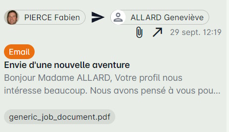 Exemple de message