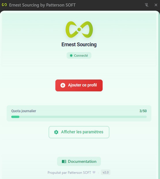 Ajout d'un profil