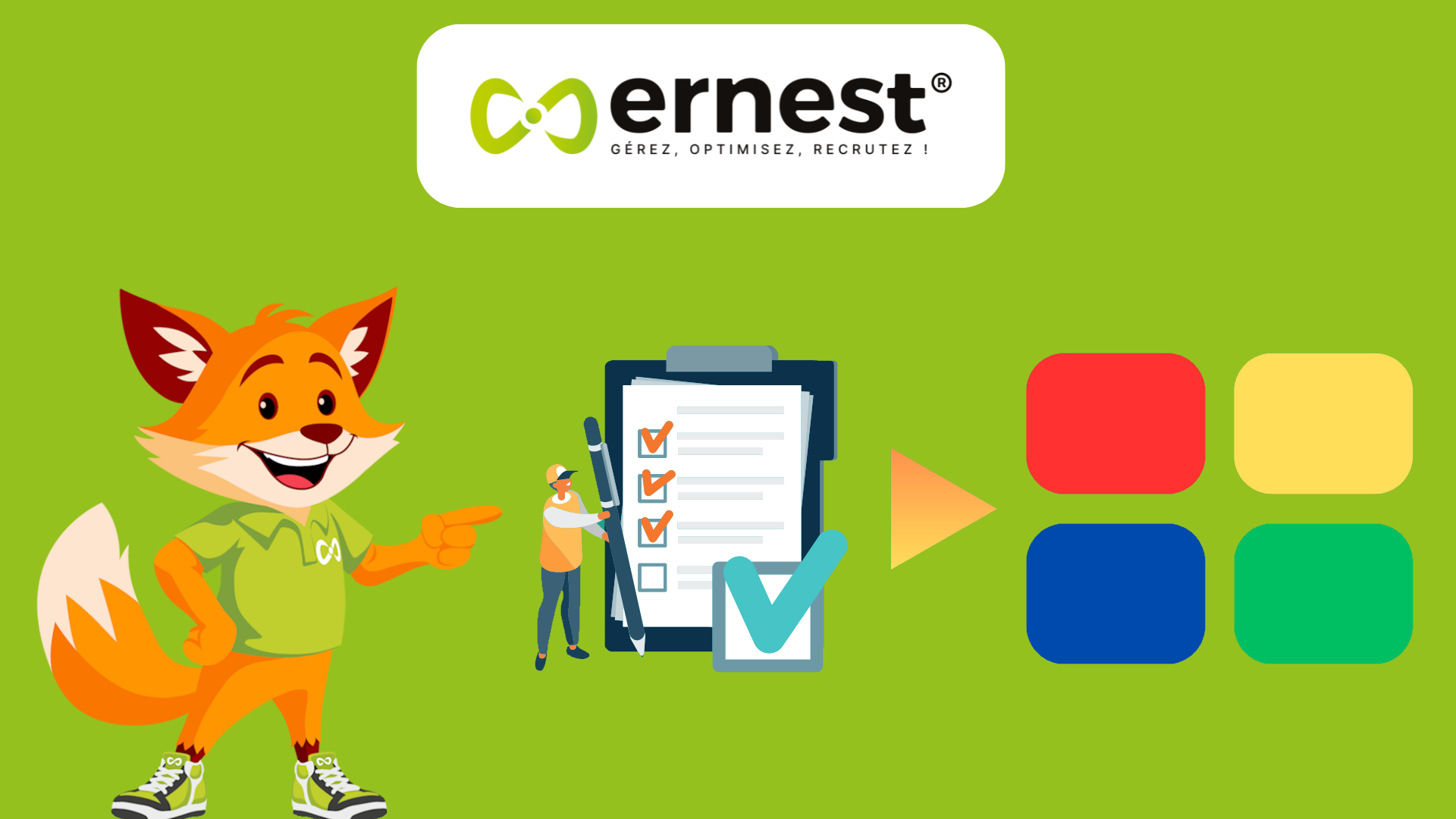 Ernest – Questionnaire de personnalité & Tests techniques